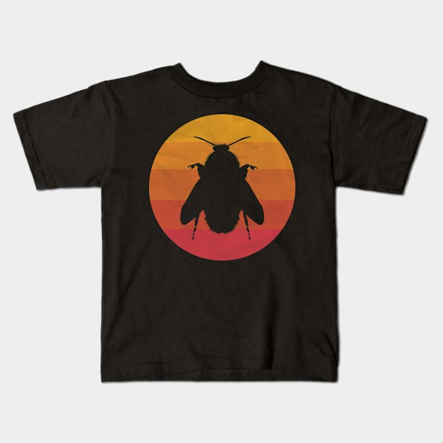 Vintage Bumble Bee Kids T-Shirt by ChadPill